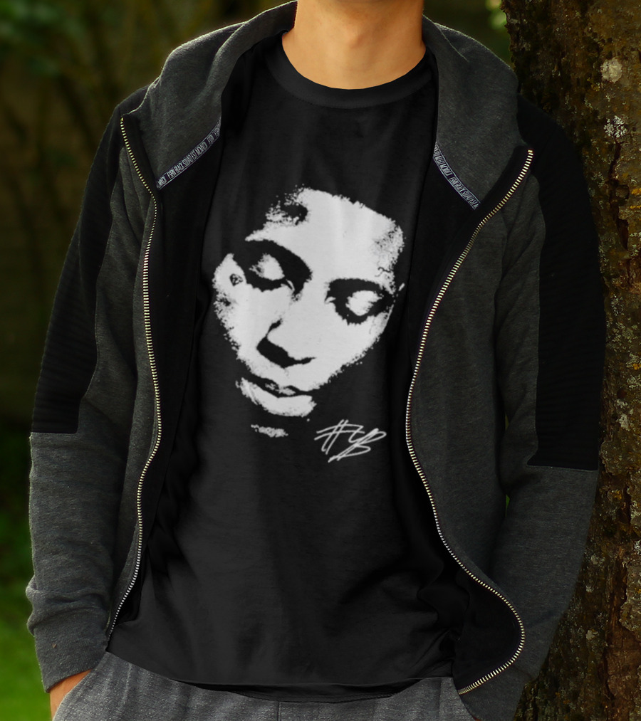 Never Broke Again Lonely Child NBA YoungBoy Signature Black And White Face T-Shirt