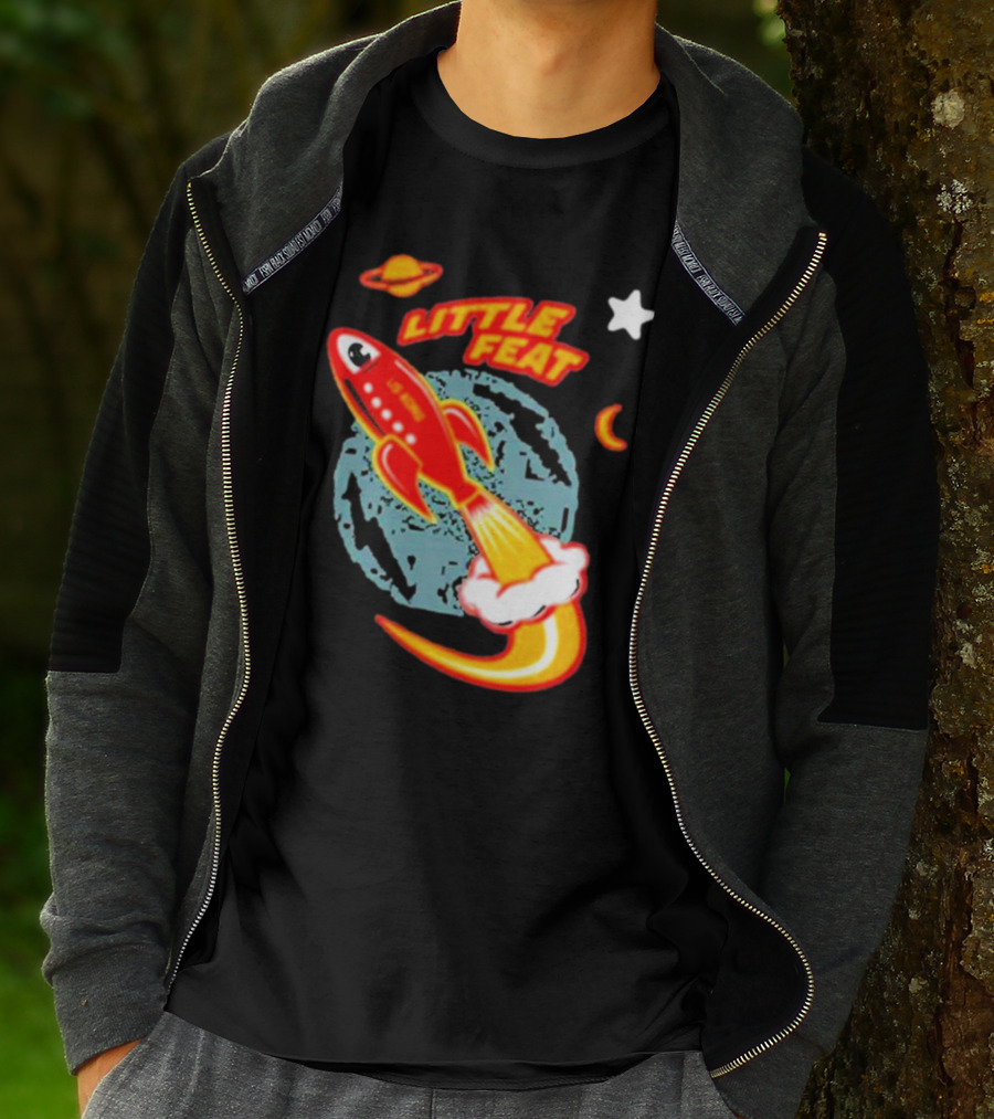 Little Feat Rocketship Planetary Adventure T-Shirt