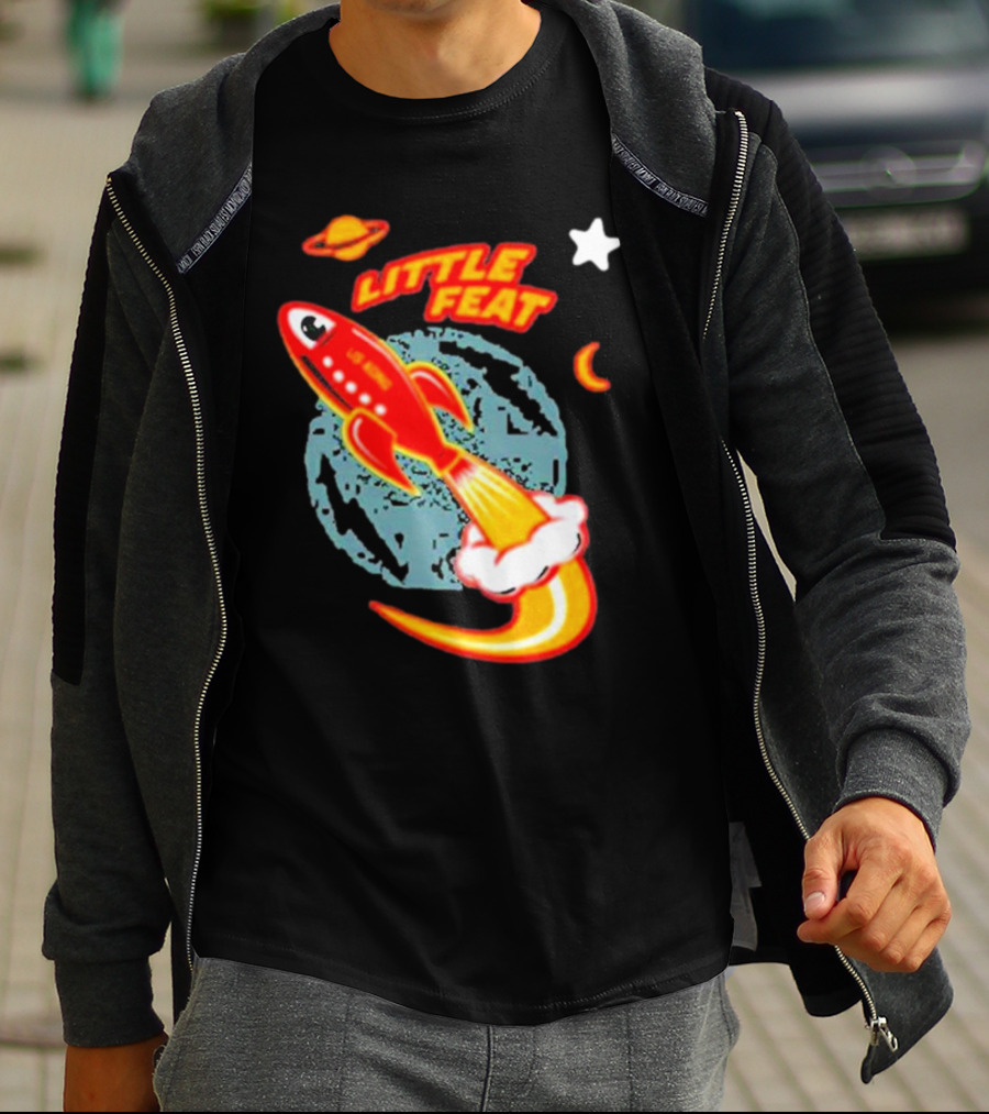 Little Feat Rocketship Planetary Adventure T-Shirt