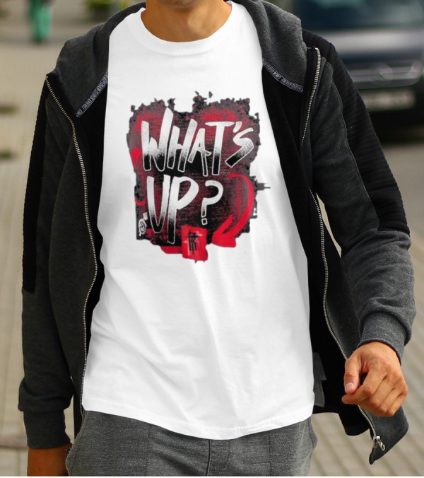 What's Up Bold Graphic R-Truth T-Shirt