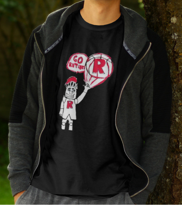 Rutgers Mbb The Blackout Go Rutgers Basketball Knight T-Shirt