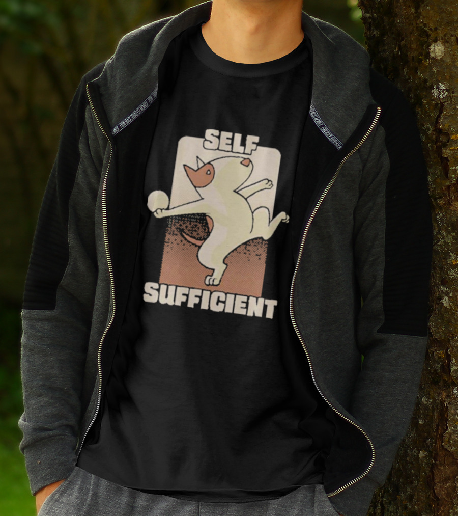 SELF SUFFICIENT BULL TERRIER T-Shirt
