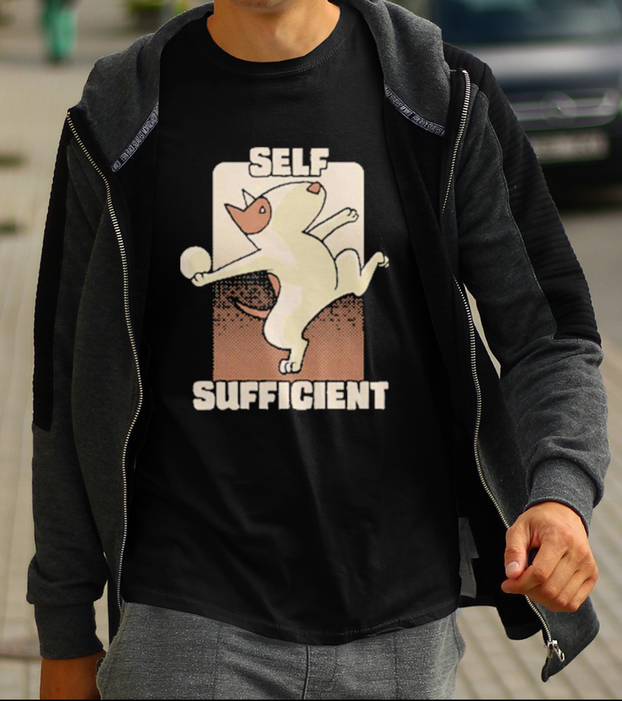 SELF SUFFICIENT BULL TERRIER T-Shirt