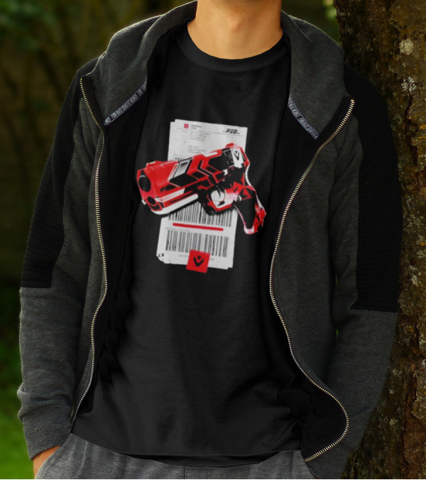 Sentinels Pistol Barcode PSD Capsule T-Shirt