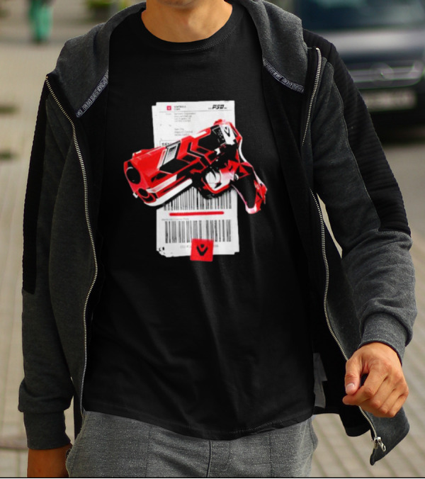 Sentinels Pistol Barcode PSD Capsule T-Shirt