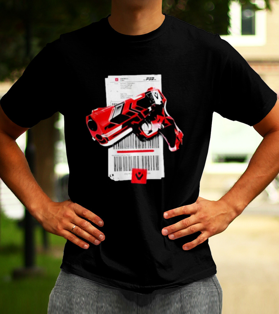 Sentinels Pistol Barcode PSD Capsule T-Shirt
