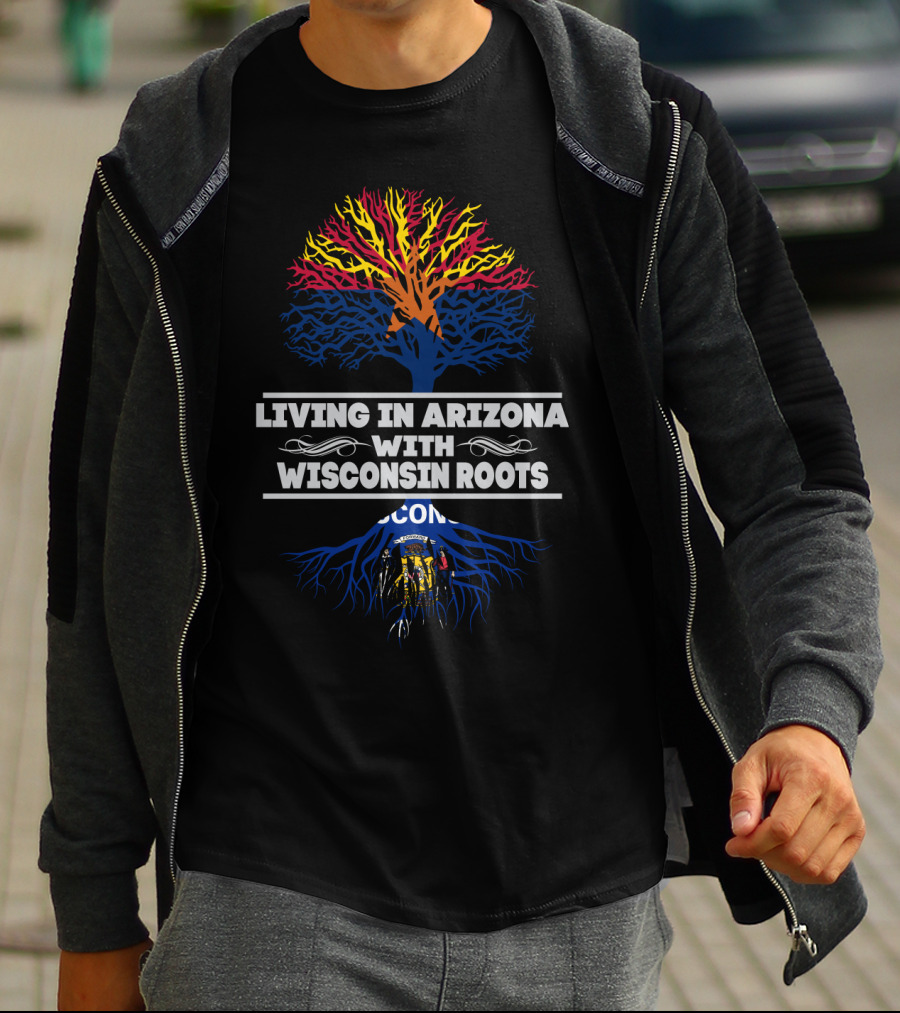 Arizona Lifestyle Embracing Wisconsin Heritage With Tree T-Shirt