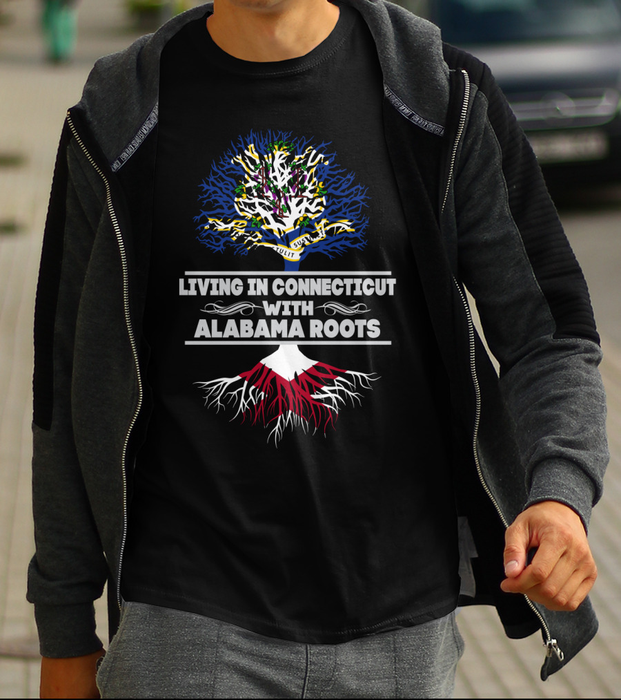 Connecticut Life Blended With Alabama Heritage Featuring Iconic Tree T-Shirt