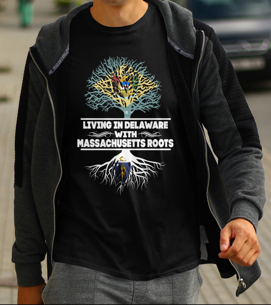 Delaware Living Embracing Strong Massachusetts Roots With State Symbols T-Shirt