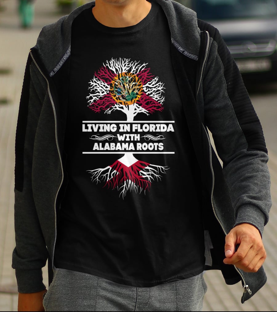 Florida State Pride With Alabama Heritage Tree Symbolism T-Shirt