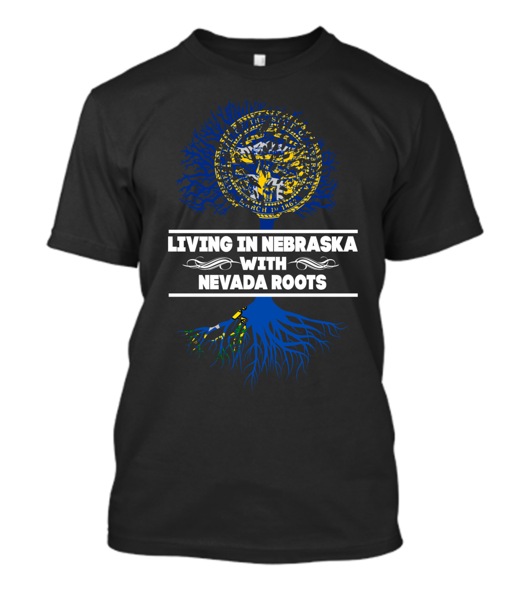 Celebrating Nebraska Life Embracing Deep Nevada Roots With State Seal T-Shirt
