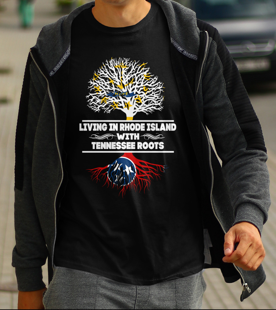 Rhode Island Life Tennessee Tree Roots T-Shirt