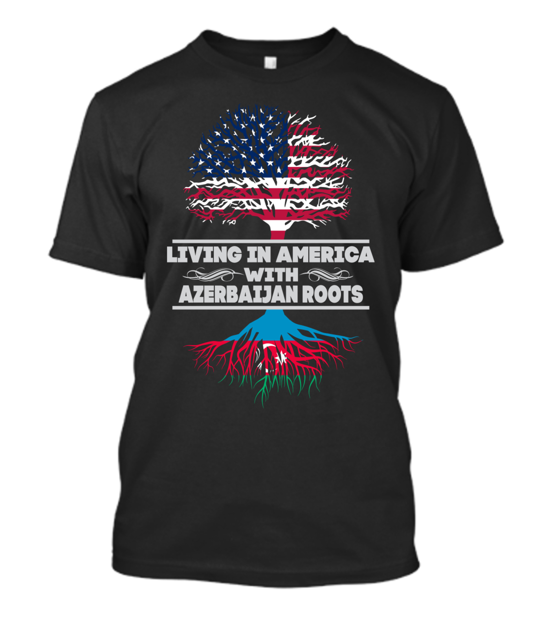 Living IN America With Azerbaijan Roots T-Shirt