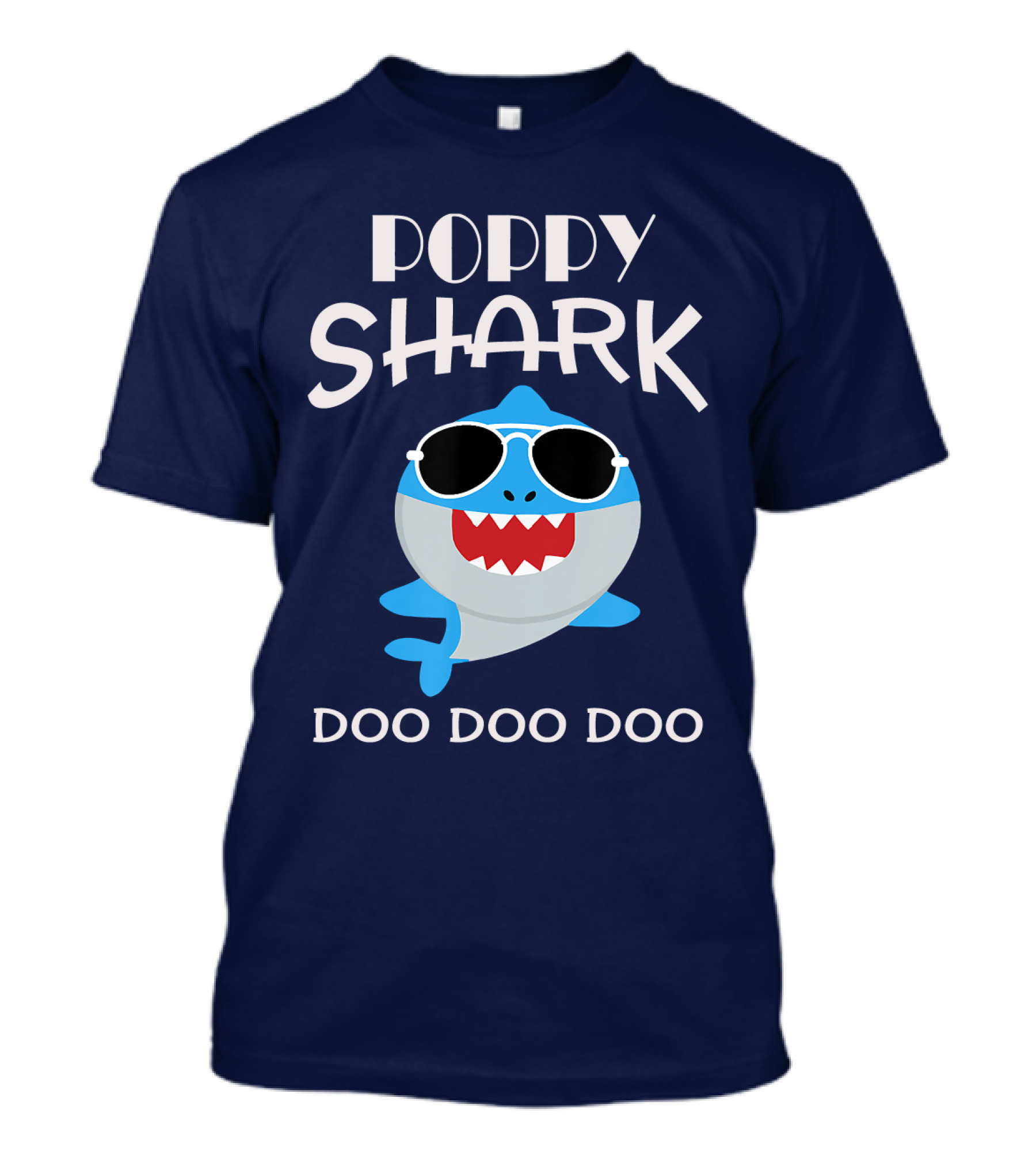 Poppy Shark Sunglasses Doo Doo Doo T-Shirt