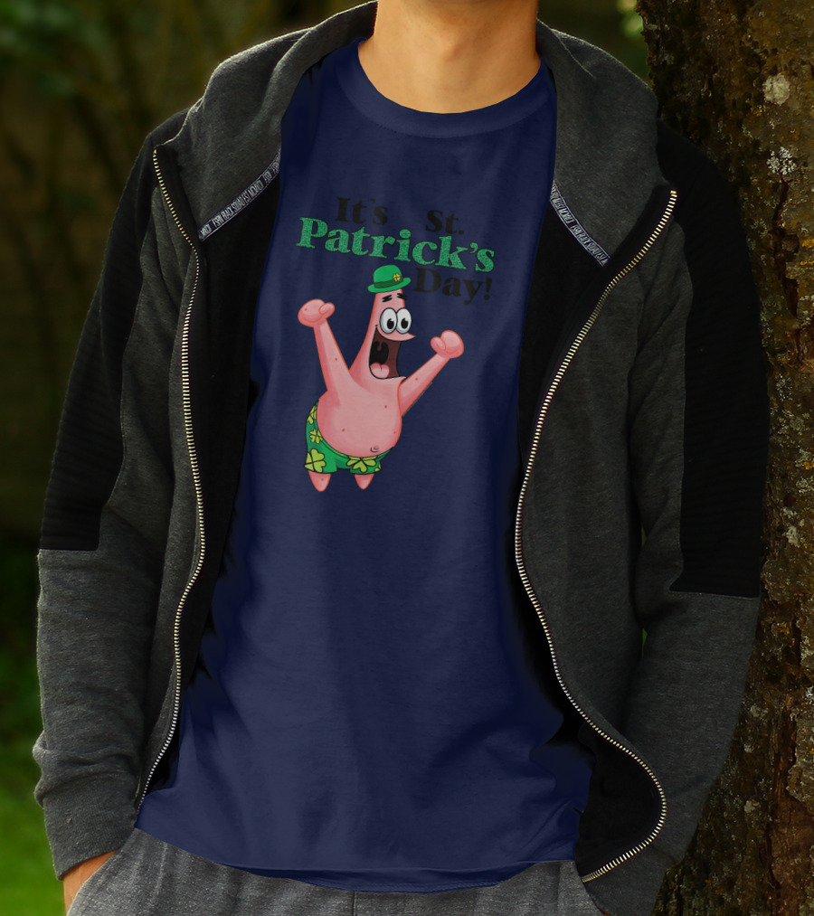 It's St. Patrick's Day Funny Patrick Character T-Shirt