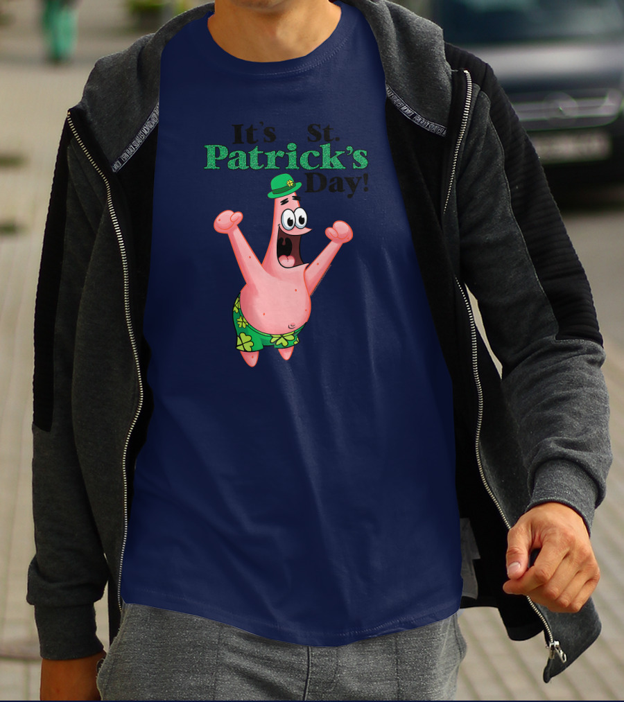 It's St. Patrick's Day Funny Patrick Character T-Shirt