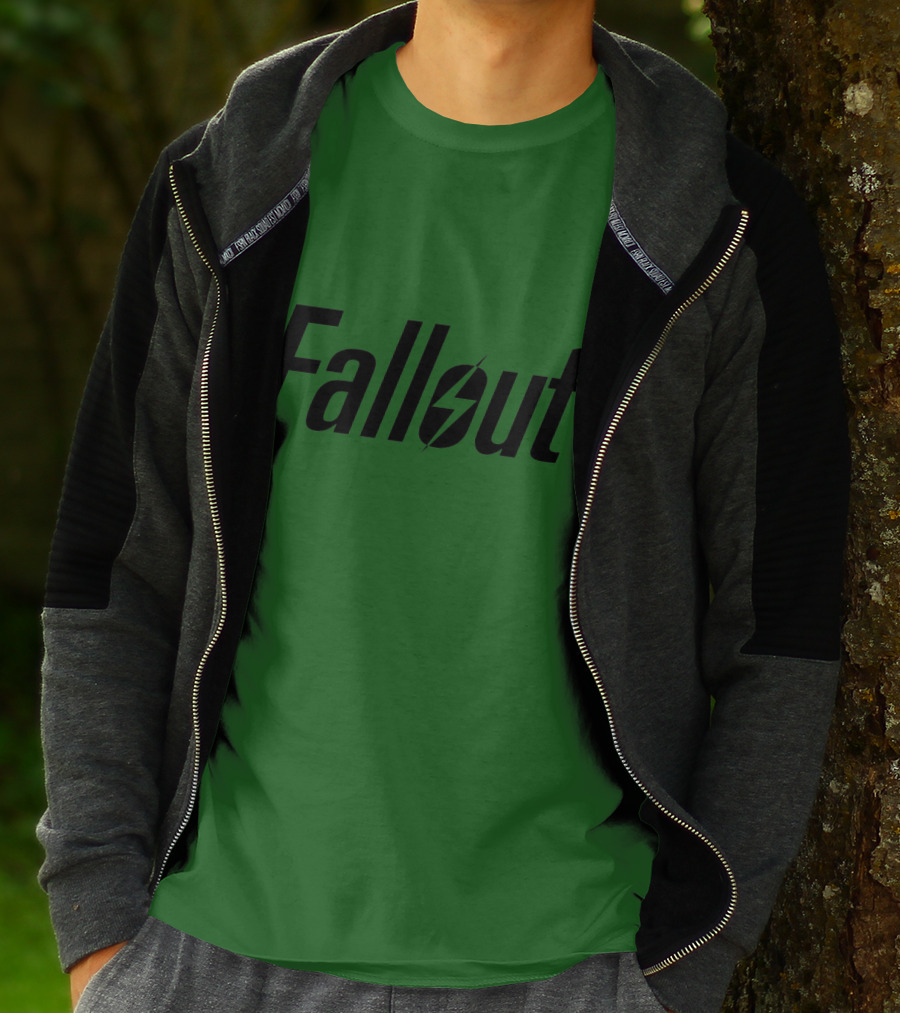 Fallout Logo Green Background T-Shirt