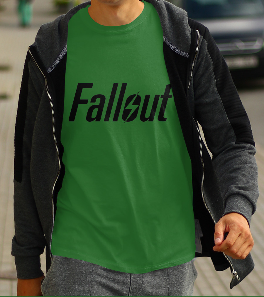 Fallout Logo Green Background T-Shirt