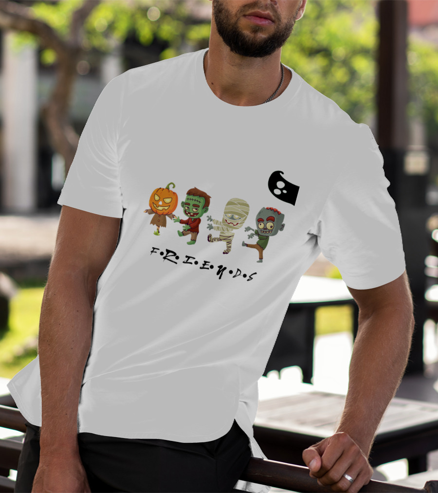 FRIENDS Horror Characters Abbey Road T-Shirt