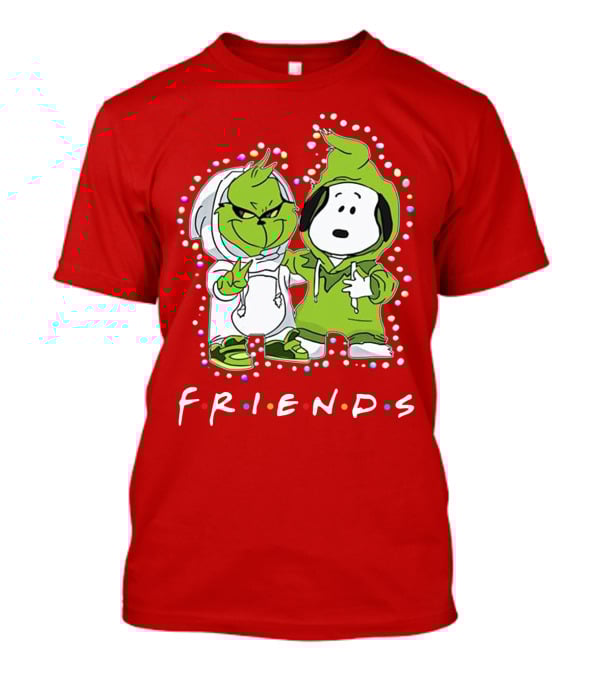 Baby Snoopy And Grinch Friends TV Show Hoodie Characters T-Shirt