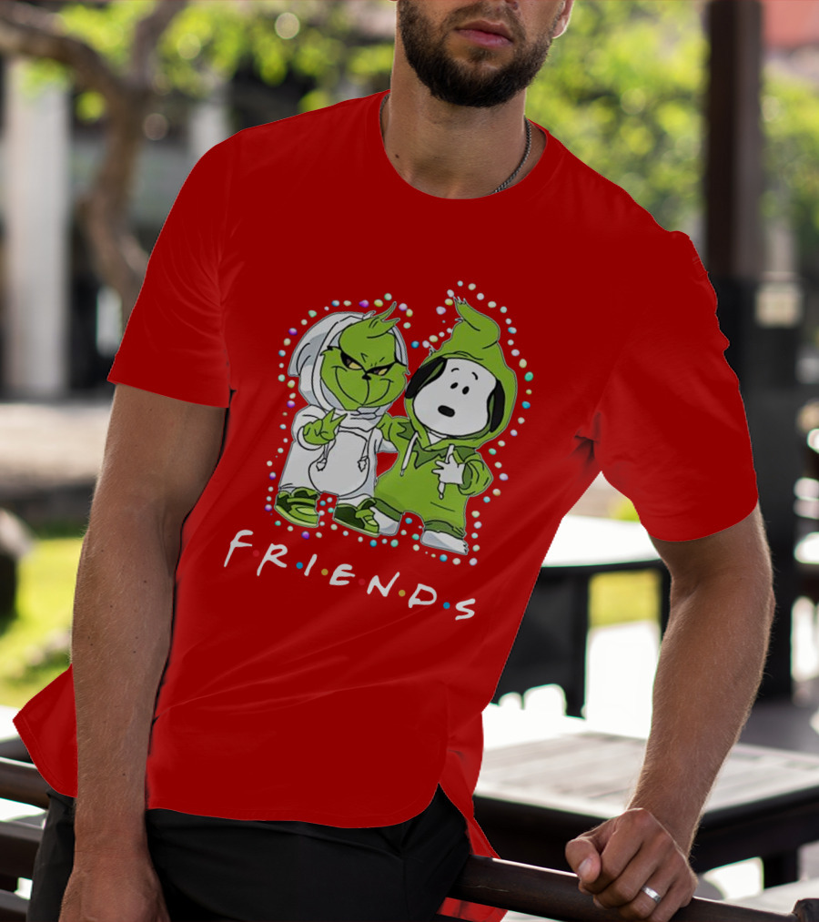 Baby Snoopy And Grinch Friends TV Show Hoodie Characters T-Shirt