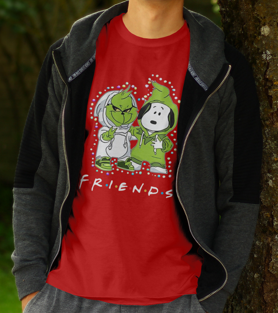Baby Snoopy And Grinch Friends TV Show Hoodie Characters T-Shirt