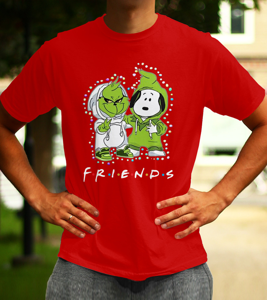 Baby Snoopy And Grinch Friends TV Show Hoodie Characters T-Shirt