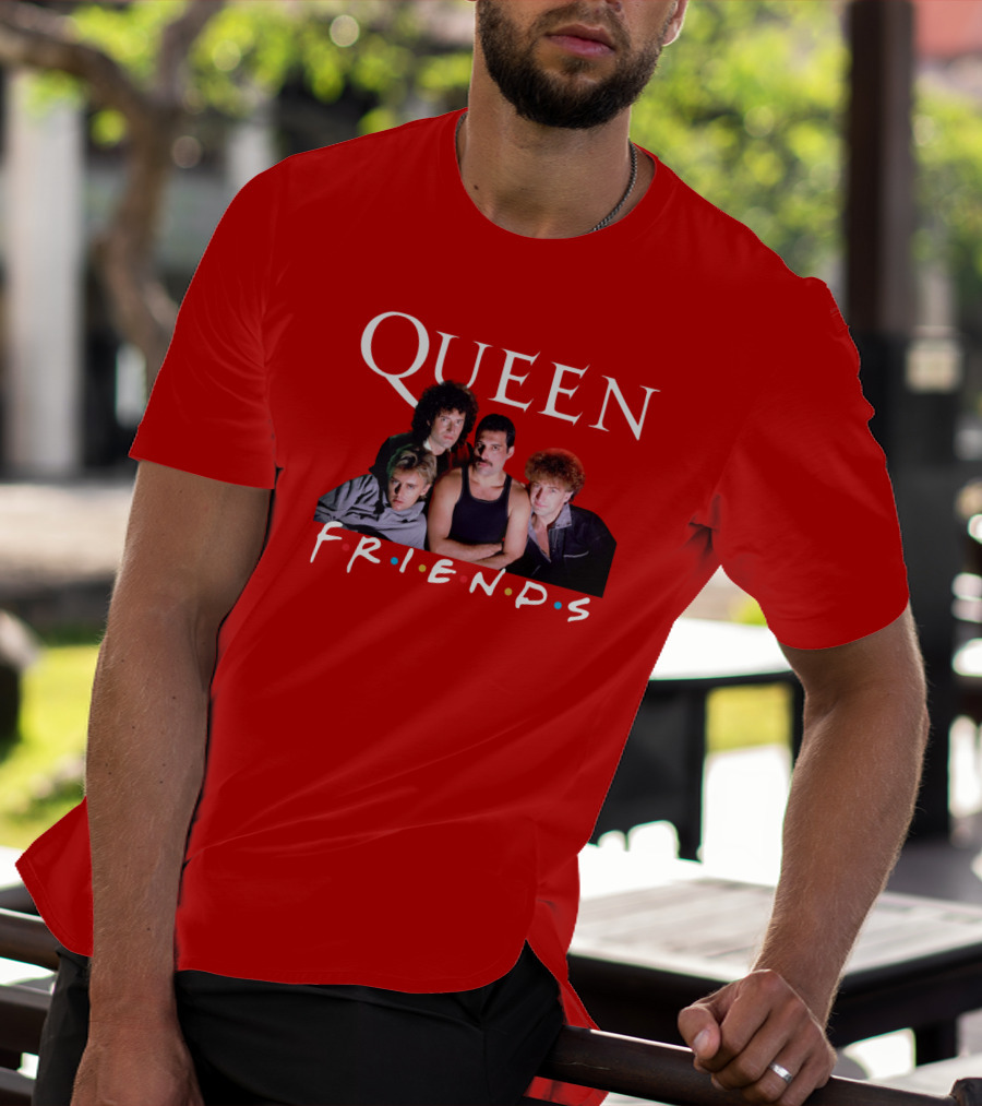 Queen Band Friends TV Show Mashup T-Shirt