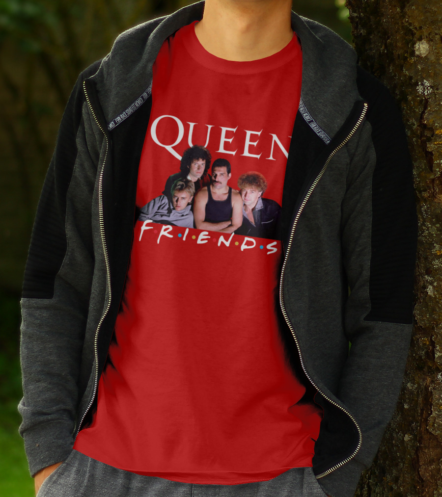 Queen Band Friends TV Show Mashup T-Shirt