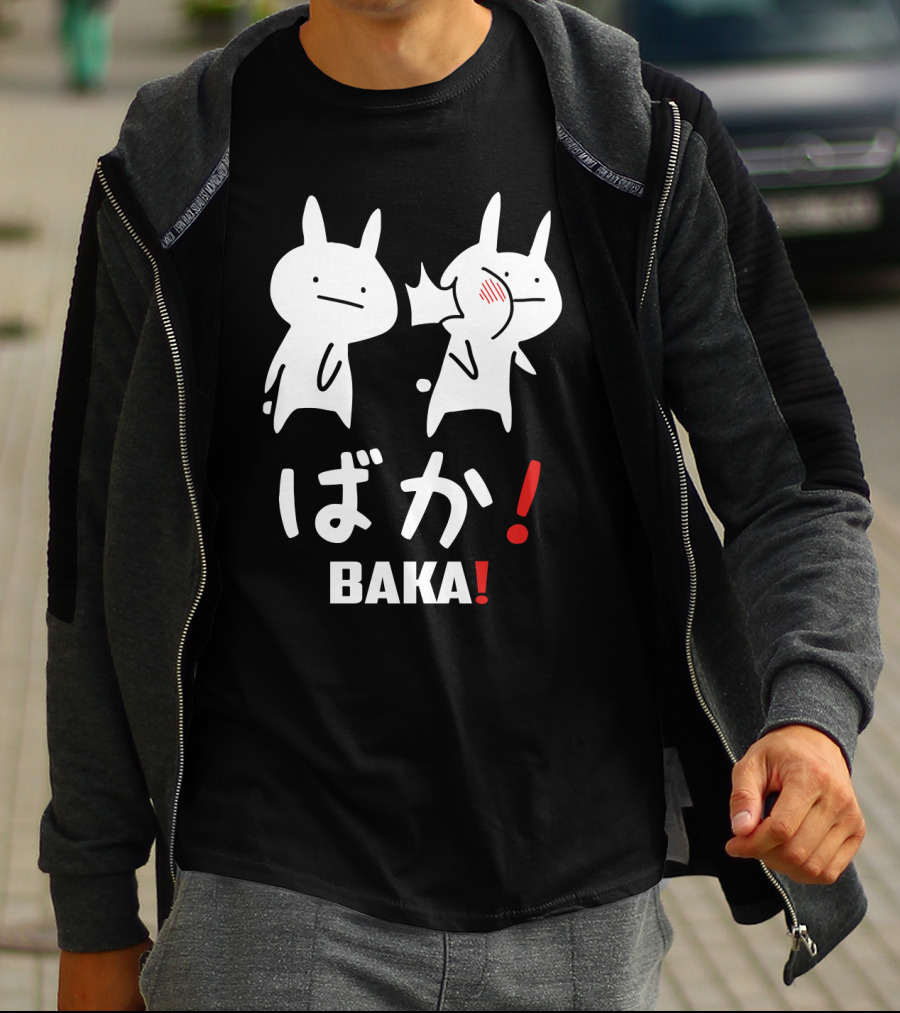 Anime Baka Rabbit Slap BAKA Japanese T-Shirt