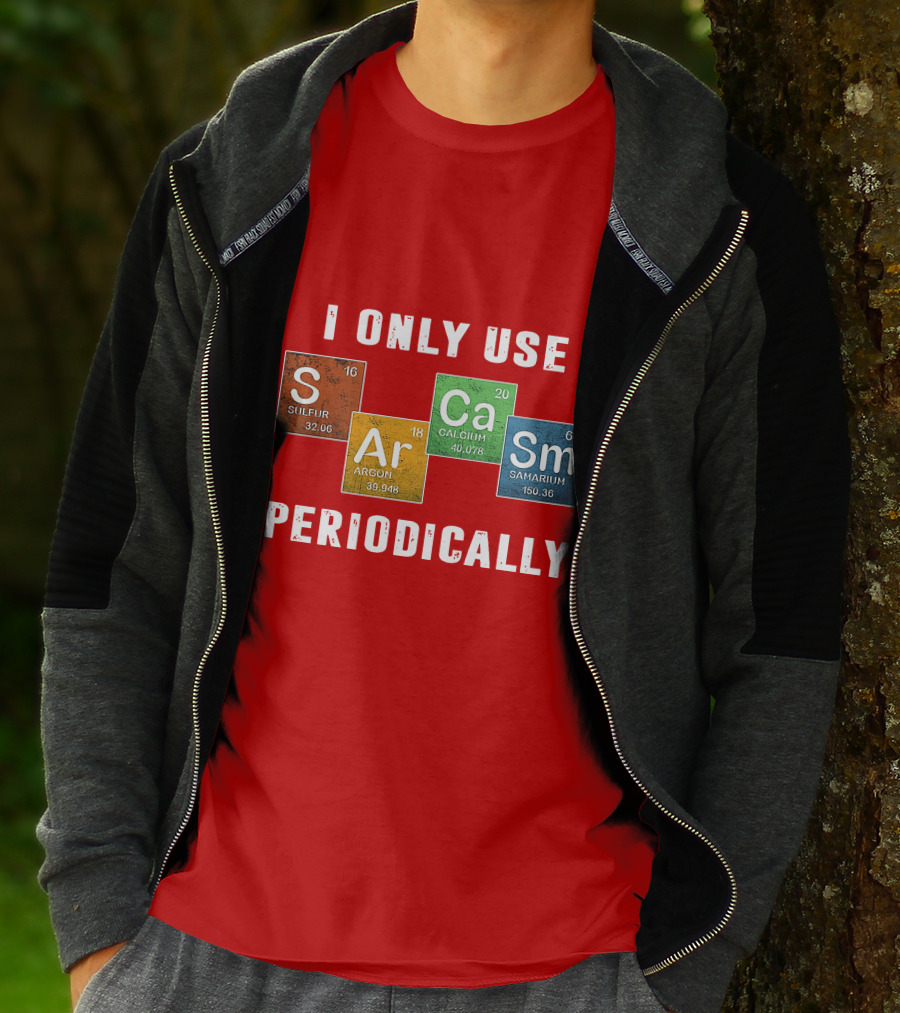 I Only Use S Ar Ca Sm Periodically Sulfur Argon Calcium Samarium T-Shirt