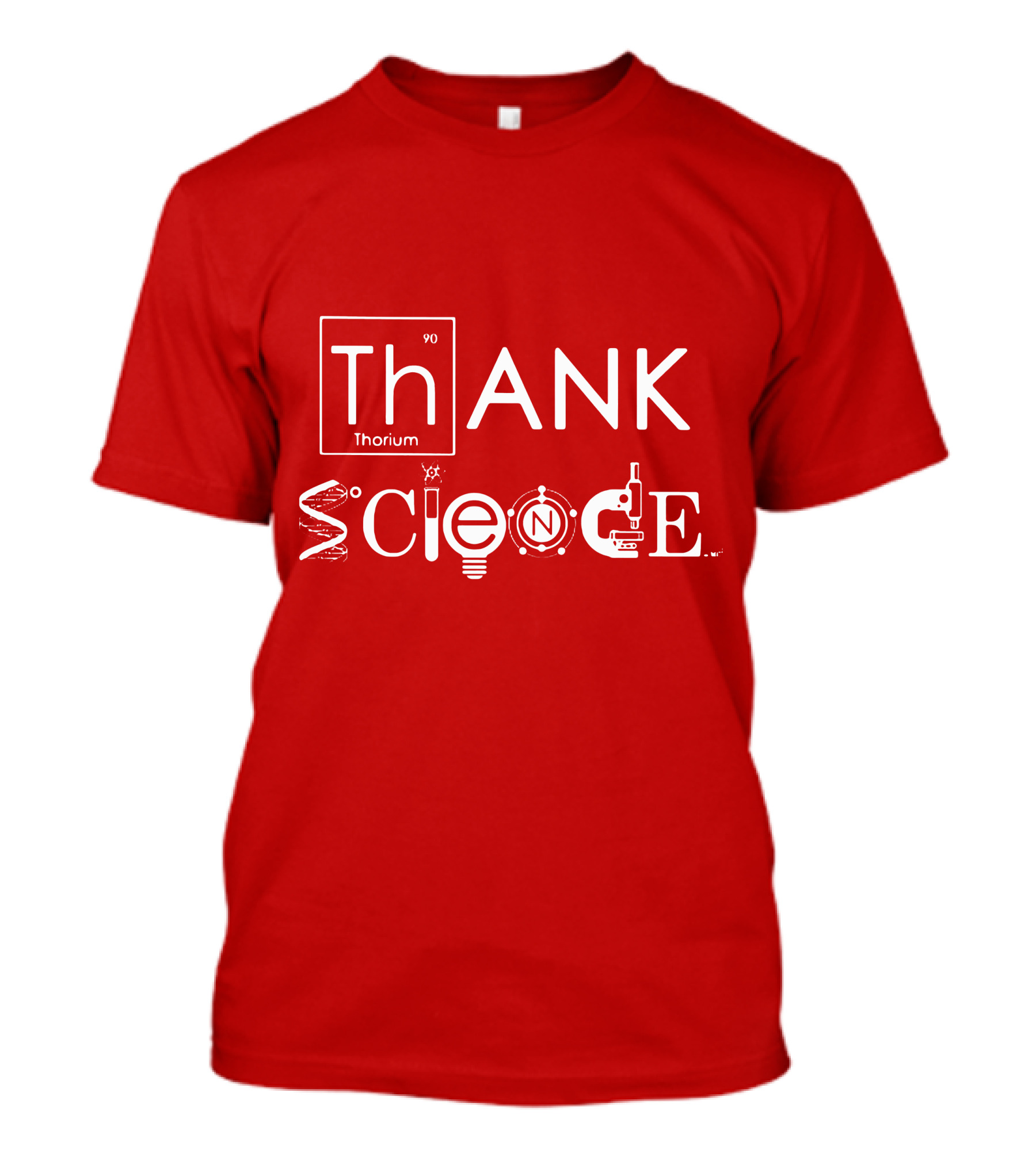 Thank Science Thorium Science Elements Icons Text T-Shirt