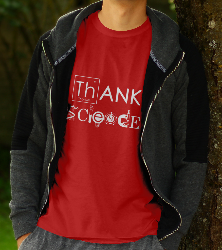 Thank Science Thorium Science Elements Icons Text T-Shirt