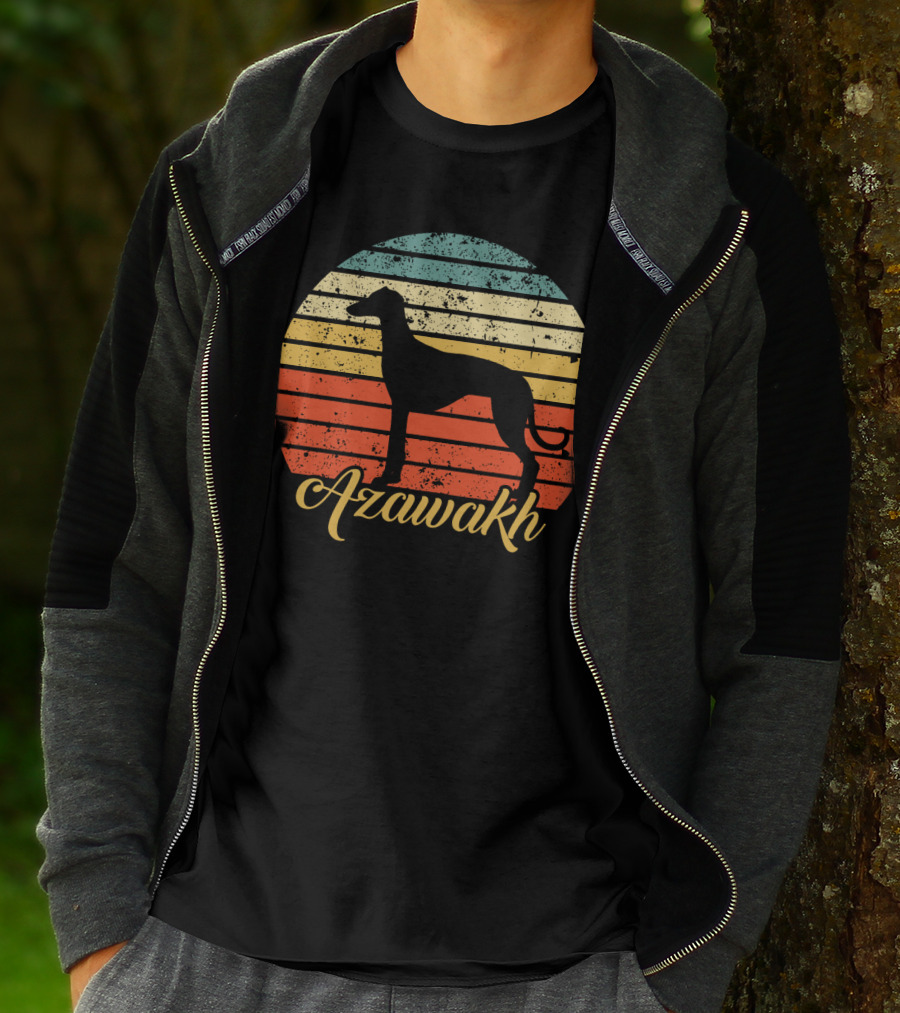 Retro Sunset Azawakh T-Shirt
