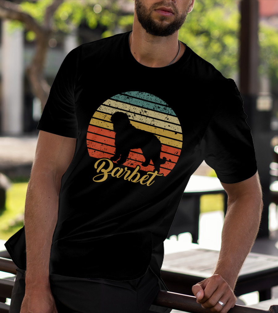 Vintage Barbet Retro Sunset T-Shirt