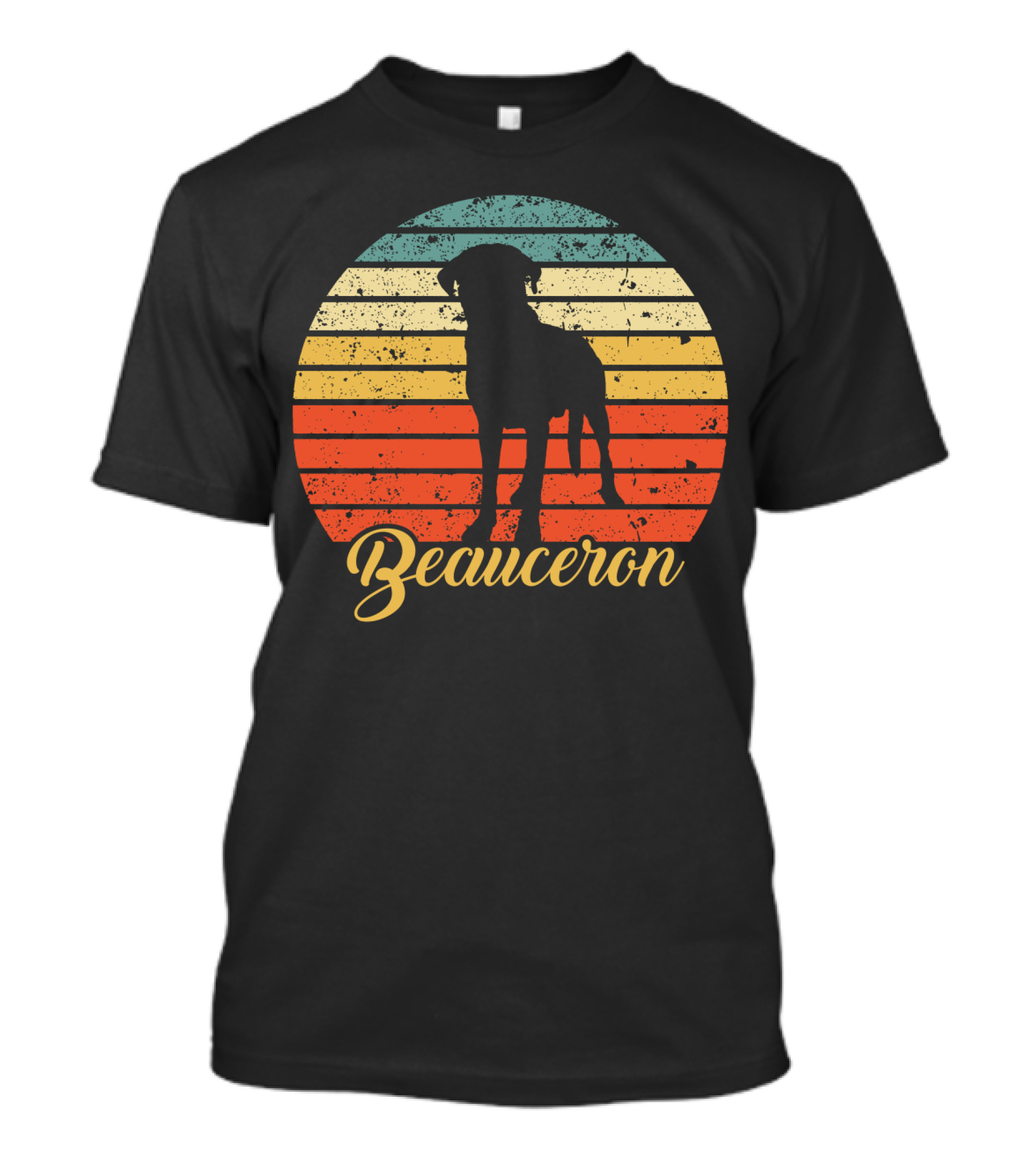 Retro Striped Beauceron T-Shirt
