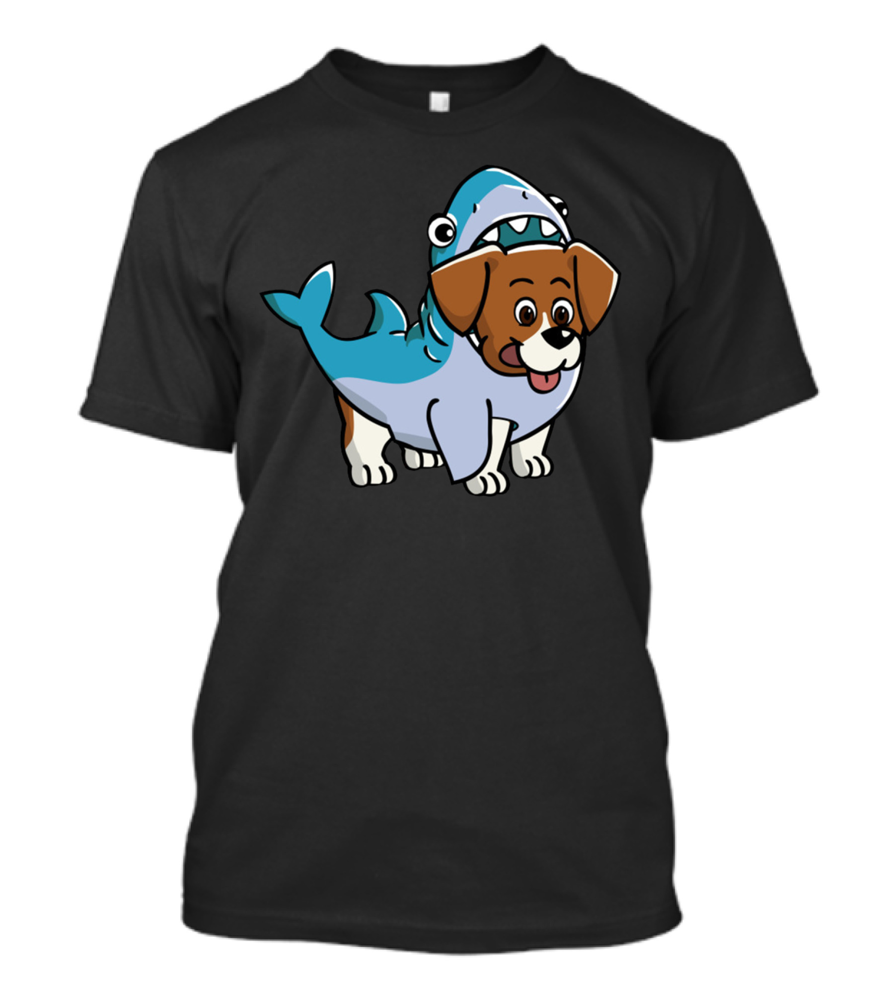 Beagle Shark Costume Hybrid Character T-Shirt