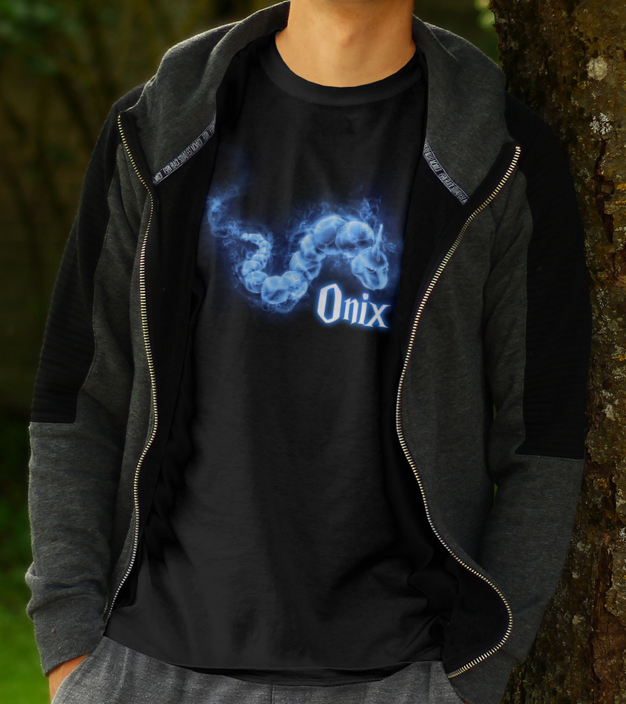 Onix Patronus Pokemon Blue Spirit Magic Creature T-Shirt