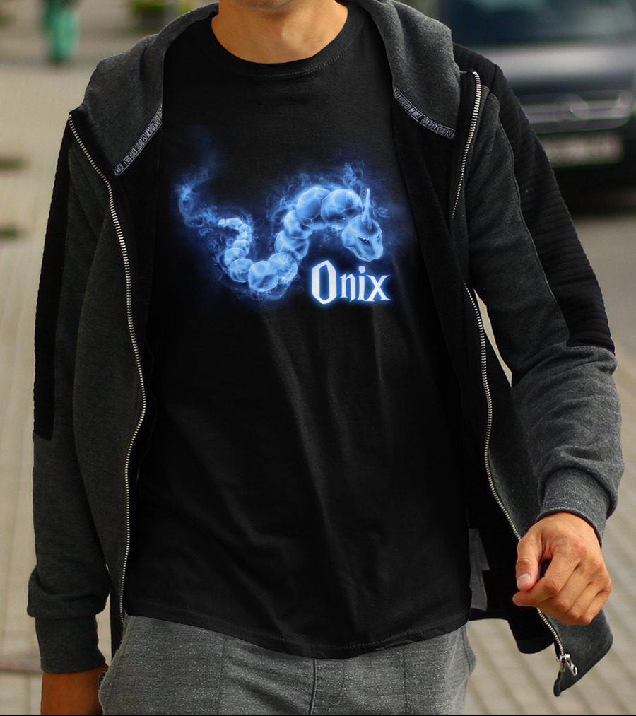 Onix Patronus Pokemon Blue Spirit Magic Creature T-Shirt
