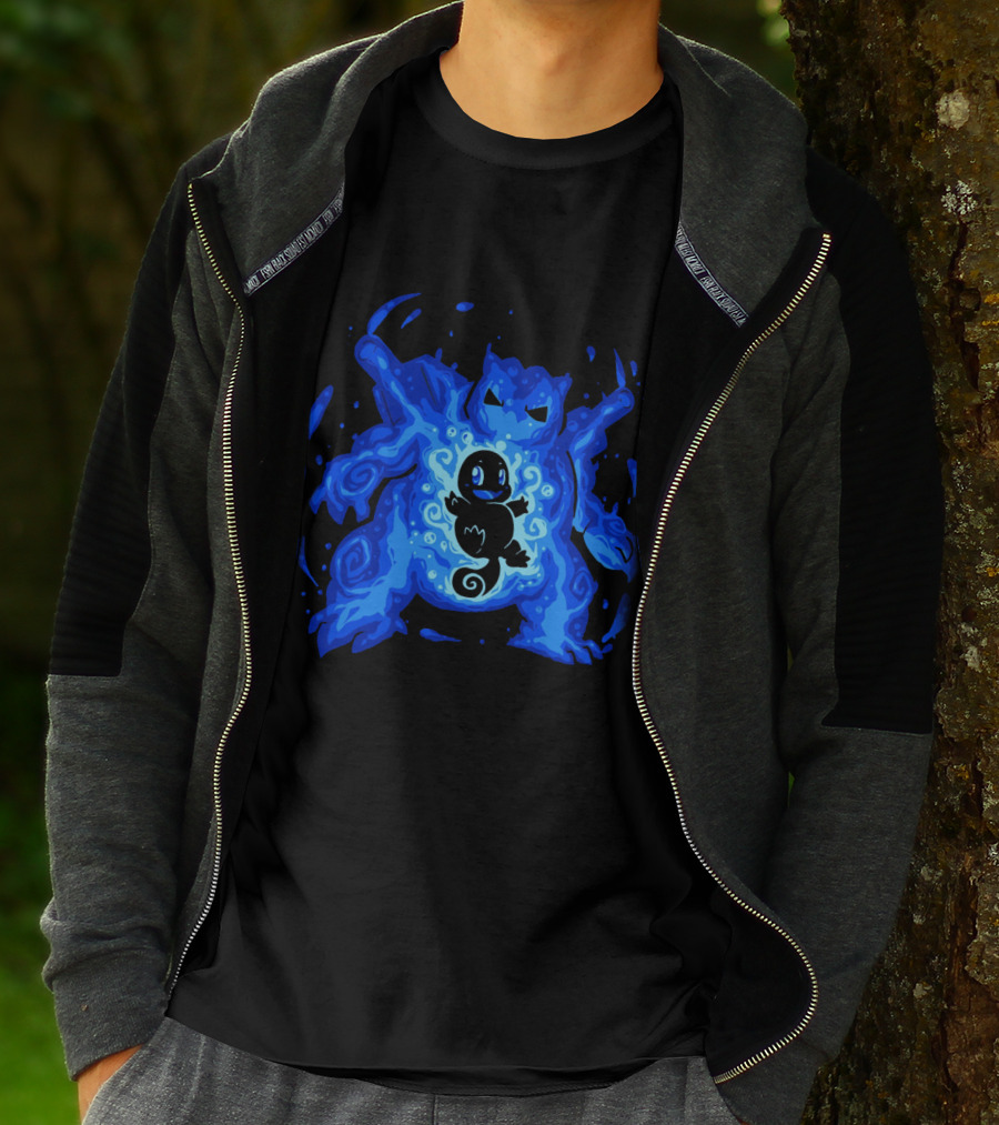 Evolution Pokemon Blastoise Water Type Charizard Elemental T-Shirt