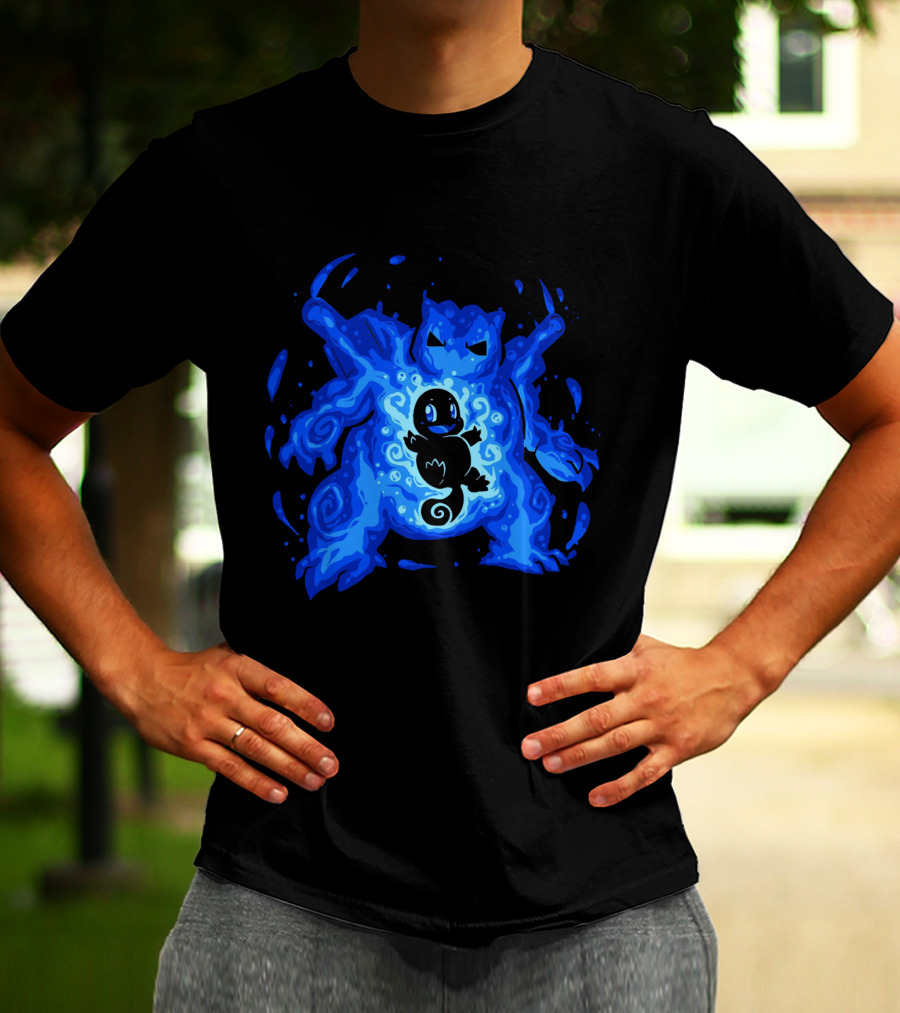 Evolution Pokemon Blastoise Water Type Charizard Elemental T-Shirt