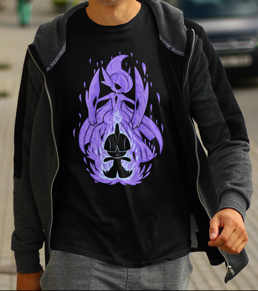 Evolution Pokemon Mega Gallade Purple Aura Transformation T-Shirt