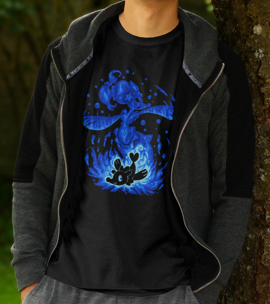Evolution Pokemon Primarina Alolan Water-Type Transformation T-Shirt