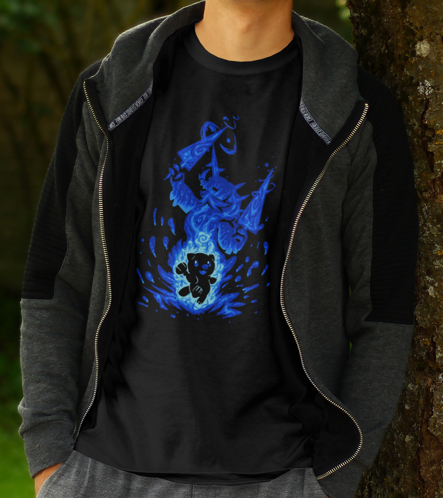 Samurott Evolution Inspired By Blue Flame And Water T-Shirt