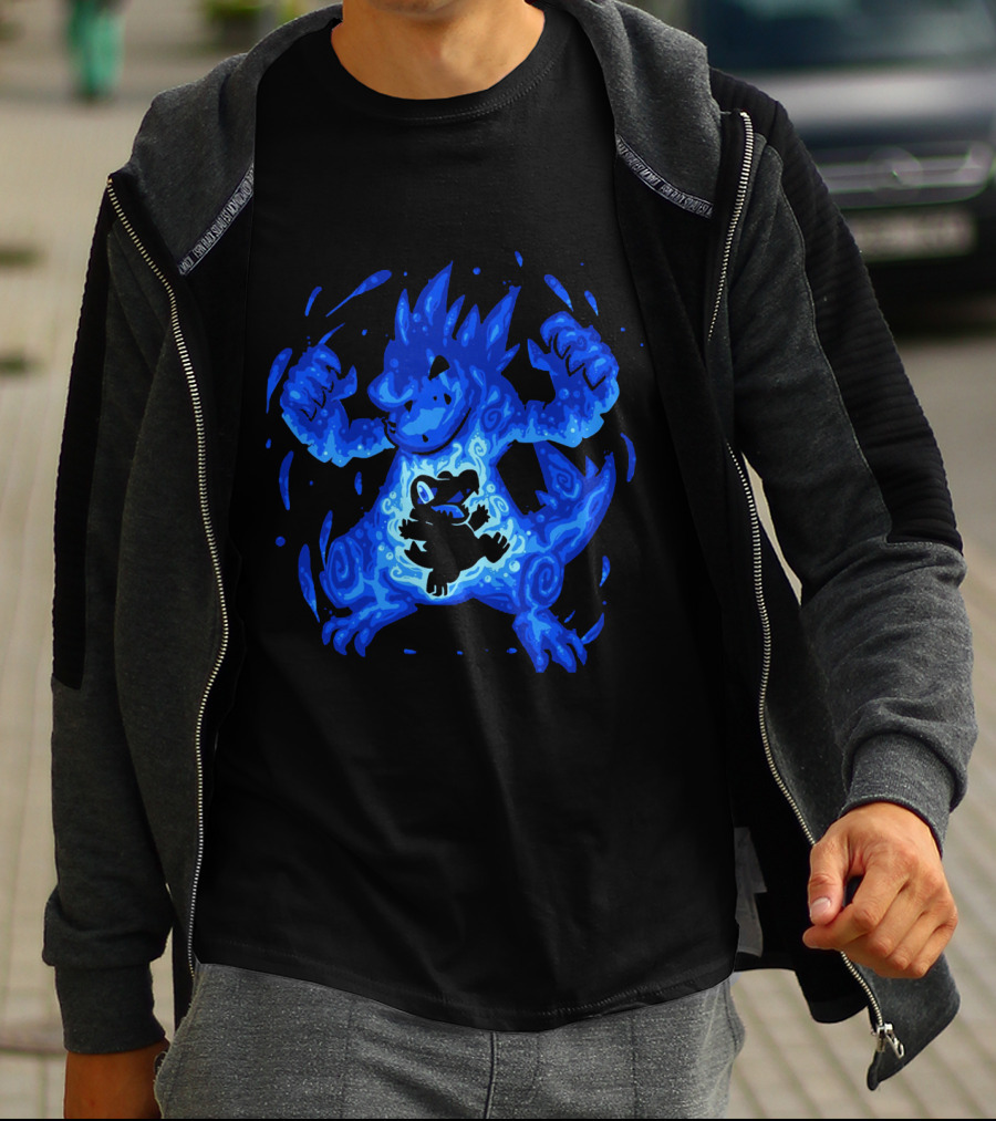 Evolution Pokemon Totodile Feraligatr Transformation T-Shirt