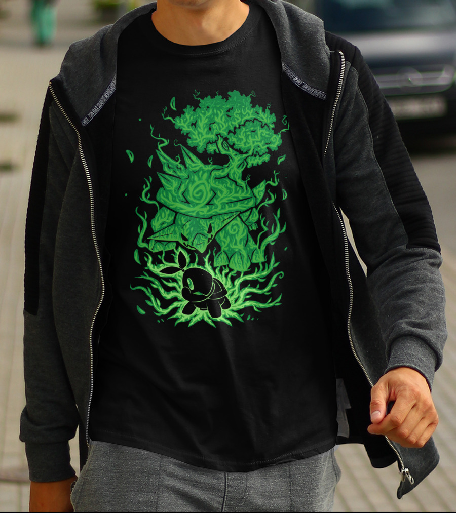 Evolution Pokemon Turtwig Grotle Torterra T-Shirt