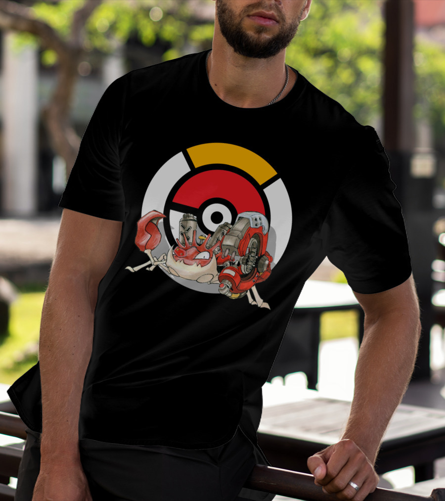 Pokemon X Overwatch Kingler X Torbjorn Mashup T-Shirt