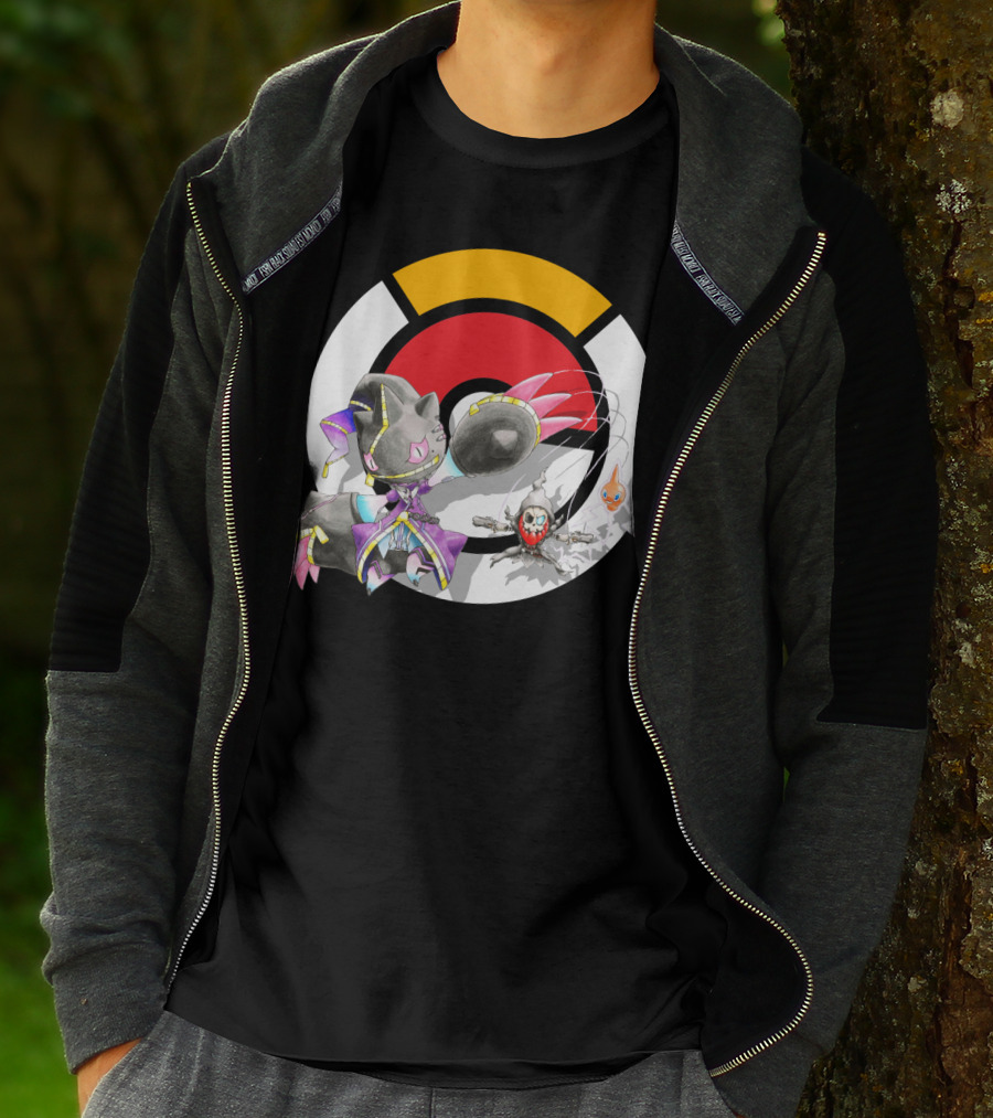 Pokemon X Mega Banette Crossover With Sombra Characters T-Shirt