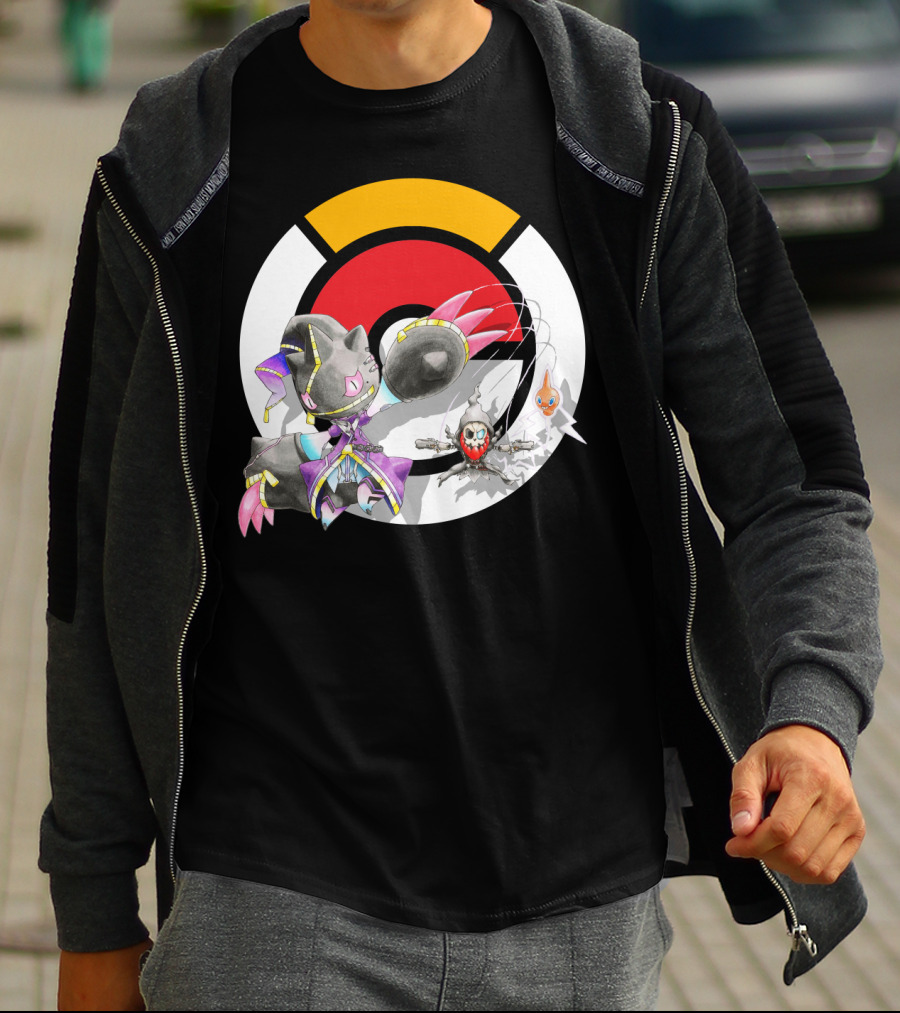 Pokemon X Mega Banette Crossover With Sombra Characters T-Shirt