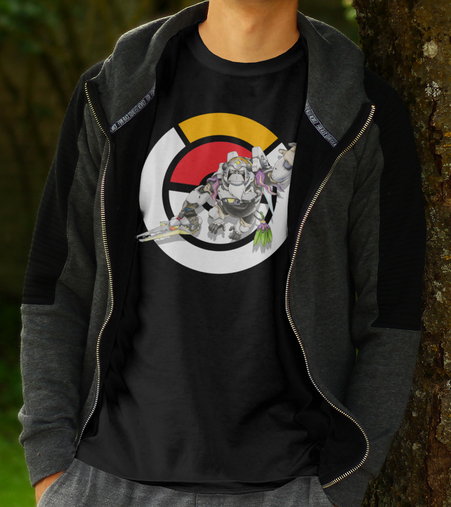 Pokémon Overwatch Crossover Oranguru Winston Pokémon Ball T-Shirt